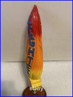 RARE HOOK AND LADDER LIGHTER TALL FLAME ALE Draft beer tap handle MARYLAND