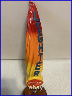 RARE HOOK AND LADDER LIGHTER TALL FLAME ALE Draft beer tap handle MARYLAND