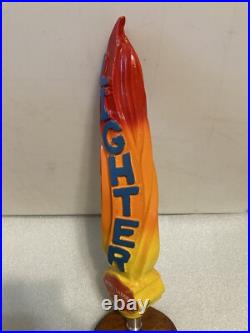RARE HOOK AND LADDER LIGHTER TALL FLAME ALE Draft beer tap handle MARYLAND