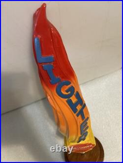 RARE HOOK AND LADDER LIGHTER TALL FLAME ALE Draft beer tap handle MARYLAND