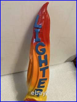 RARE HOOK AND LADDER LIGHTER TALL FLAME ALE Draft beer tap handle MARYLAND