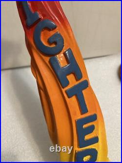 RARE HOOK AND LADDER LIGHTER TALL FLAME ALE Draft beer tap handle MARYLAND