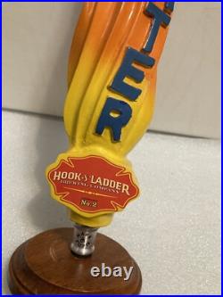 RARE HOOK AND LADDER LIGHTER TALL FLAME ALE Draft beer tap handle MARYLAND