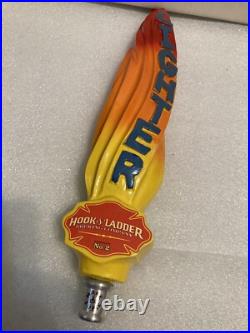 RARE HOOK AND LADDER LIGHTER TALL FLAME ALE Draft beer tap handle MARYLAND