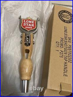 RARE LONE STAR COWBOY SLINGSHOT With SPURS Draft beer tap handle. TEXAS
