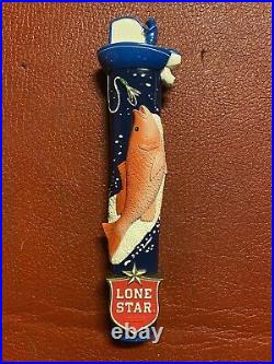 RARE LONE STAR FISHING beer tap handle