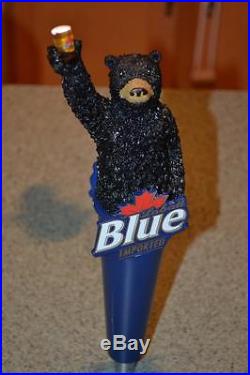 RARE Labatt Blue Figural Bear Beer DRAFT Tap Handle Keg Tap Pull Man Cave