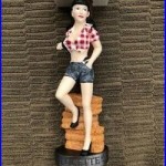 RARE Lucette Brewing The Farmer's Daughter Beer Tap Handle