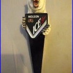 RARE Molson Ice Polar Bear Beer Tap Handle