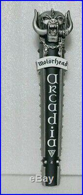 RARE Motorhead Arcadia Road Crew USA 12 Draft Beer Tap Handle BREWERY