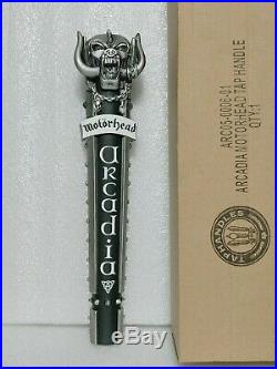 RARE Motorhead Arcadia Road Crew USA 12 Draft Beer Tap Handle CLOSED BREWERY