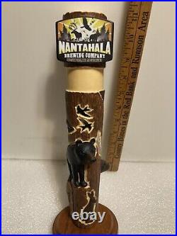 RARE. NANTAHALA BREWING BEAR RABBIT DEER EAGLE beer tap handle. NORTH CAROLINA RARE. NANTAHALA BREWING BEAR RABBIT DEER EAGLE beer tap handle. NORTH CAROLINA