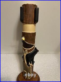 RARE. NANTAHALA BREWING BEAR RABBIT DEER EAGLE beer tap handle. NORTH CAROLINA RARE. NANTAHALA BREWING BEAR RABBIT DEER EAGLE beer tap handle. NORTH CAROLINA