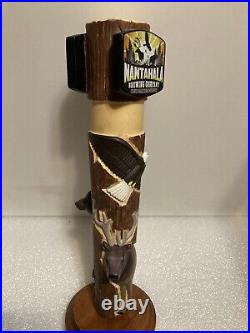 RARE. NANTAHALA BREWING BEAR RABBIT DEER EAGLE beer tap handle. NORTH CAROLINA RARE. NANTAHALA BREWING BEAR RABBIT DEER EAGLE beer tap handle. NORTH CAROLINA