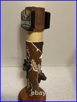 RARE. NANTAHALA BREWING BEAR RABBIT DEER EAGLE beer tap handle. NORTH CAROLINA RARE. NANTAHALA BREWING BEAR RABBIT DEER EAGLE beer tap handle. NORTH CAROLINA