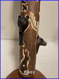 RARE. NANTAHALA BREWING BEAR RABBIT DEER EAGLE beer tap handle. NORTH CAROLINA RARE. NANTAHALA BREWING BEAR RABBIT DEER EAGLE beer tap handle. NORTH CAROLINA