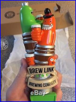 RARE NIB Brewlink Brewing Company Monster Cartoon Beer Tap Handle