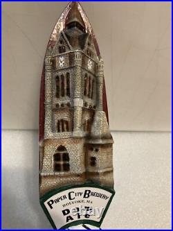 RARE. PAPER CITY BREWING HOLYOKE DAME ALE draft beer tap handle. MASSACHUSETTS RARE. PAPER CITY BREWING HOLYOKE DAME ALE draft beer tap handle. MASSACHUSETTS