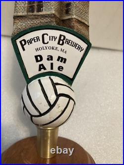 RARE. PAPER CITY BREWING HOLYOKE DAME ALE draft beer tap handle. MASSACHUSETTS RARE. PAPER CITY BREWING HOLYOKE DAME ALE draft beer tap handle. MASSACHUSETTS