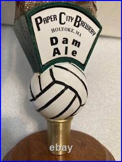 RARE. PAPER CITY BREWING HOLYOKE DAME ALE draft beer tap handle. MASSACHUSETTS RARE. PAPER CITY BREWING HOLYOKE DAME ALE draft beer tap handle. MASSACHUSETTS