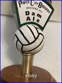RARE. PAPER CITY BREWING HOLYOKE DAME ALE draft beer tap handle. MASSACHUSETTS RARE. PAPER CITY BREWING HOLYOKE DAME ALE draft beer tap handle. MASSACHUSETTS