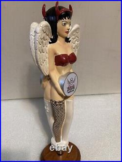 RARE PHUK BEER NAUGHTY AND NICE DEVIL/ANGEL Draft beer tap handle. USA