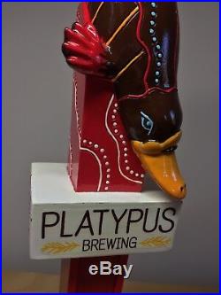 RARE Platypus Brewing Beer Company Brew Beer Tap Handle