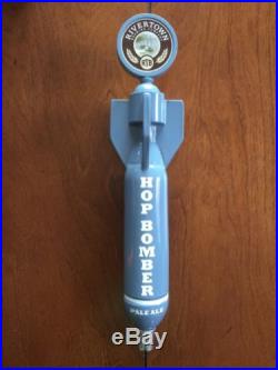 RARE Rivertown Brewing Hop Bomber IPA Beer Tap Handle For A Kegerator Or Mancave