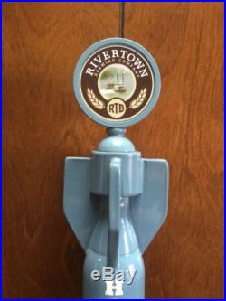 RARE Rivertown Brewing Hop Bomber IPA Beer Tap Handle For A Kegerator Or Mancave