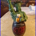 RARE Rouge Artisan Lager Statue of Liberty Beer Tap Handle