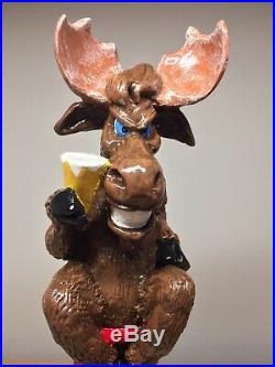 RARE Turonis Brewery Blue Eyed Moose IPA Evil Bad Moose Beer Tap Handle