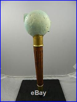 RARE VINTAGE Blue Moon 3D wheat and moon beer tap handle, 11.5 tall, LOT 4