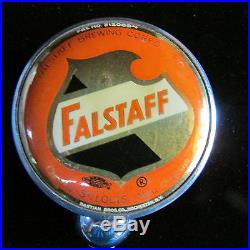 Rare Vintage Early Falstaff Beer Tap Handle Knob St Louis & New Orleans