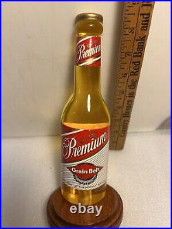 RARE VINTAGE GRAIN BELT PREMIUM AMBER BOTTLE draft beer tap handle. MINNESOTA RARE VINTAGE GRAIN BELT PREMIUM AMBER BOTTLE draft beer tap handle. MINNESOTA