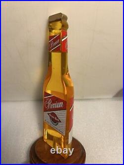 RARE VINTAGE GRAIN BELT PREMIUM AMBER BOTTLE draft beer tap handle. MINNESOTA