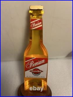 RARE VINTAGE GRAIN BELT PREMIUM AMBER BOTTLE draft beer tap handle. MINNESOTA