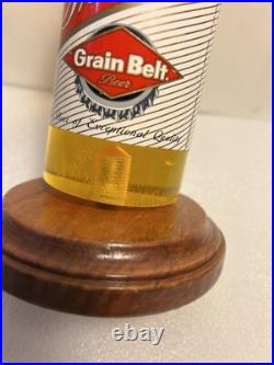 RARE VINTAGE GRAIN BELT PREMIUM AMBER BOTTLE draft beer tap handle. MINNESOTA