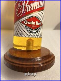 RARE VINTAGE GRAIN BELT PREMIUM AMBER BOTTLE draft beer tap handle. MINNESOTA