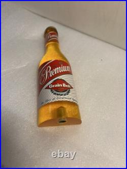 RARE VINTAGE GRAIN BELT PREMIUM AMBER BOTTLE draft beer tap handle. MINNESOTA