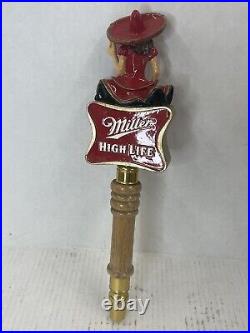 RARE VINTAGE MILLER HIGH LIFE GIRL ON THE MOON Draft beer tap handle. MILLER USA