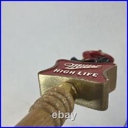 RARE VINTAGE MILLER HIGH LIFE GIRL ON THE MOON Draft beer tap handle. MILLER USA