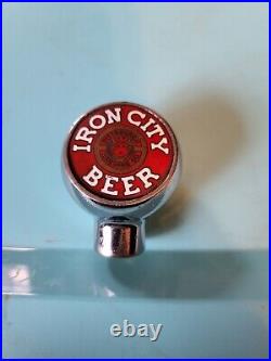 RARE Vintage Iron City Beer Ball Tap Handle Knob