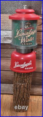 RARE Vintage Leinenkugels Brewery Winter Lager Coleman Lantern Beer Tap Handle