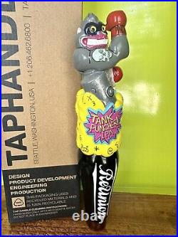 REUNION BABOON BEER Tap Handle Tank Puncher BOXING IPA IOWA Brewery Boxing