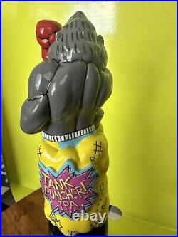 REUNION BABOON BEER Tap Handle Tank Puncher BOXING IPA IOWA Brewery Boxing