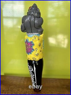 REUNION BABOON BEER Tap Handle Tank Puncher BOXING IPA IOWA Brewery Boxing