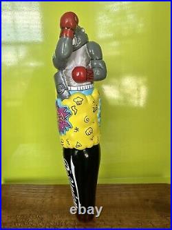 REUNION BABOON BEER Tap Handle Tank Puncher BOXING IPA IOWA Brewery Boxing