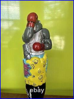 REUNION BABOON BEER Tap Handle Tank Puncher BOXING IPA IOWA Brewery Boxing