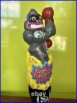 REUNION BABOON BEER Tap Handle Tank Puncher BOXING IPA IOWA Brewery Boxing