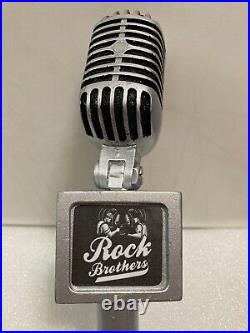 ROCK BROTHERS BREWING 311 AMBER ALE MICROPHONE draft beer tap handle. FLORIDA